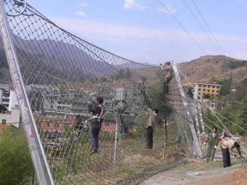 被動防護(hù)網(wǎng)施工